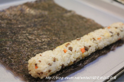 냉동실 찬밥만 있음..<15분도 안 갈리는 계란말이 김밥 >