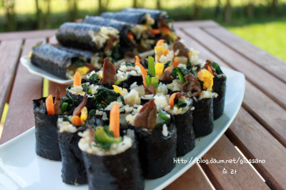 꼬다리김밥 이미지