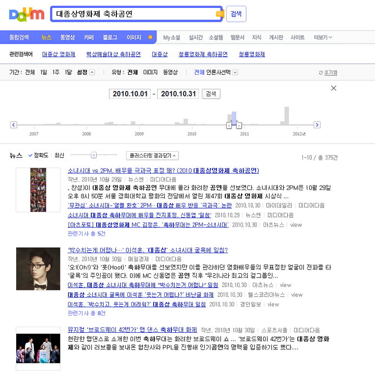 작년 대종상 영화제 축하공연은 누가 했을까?