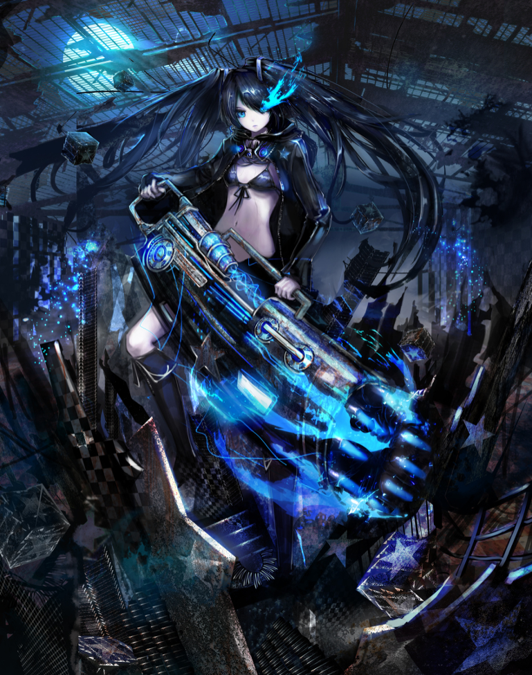 Animation Wallpaper (Black Rock Shooter)
