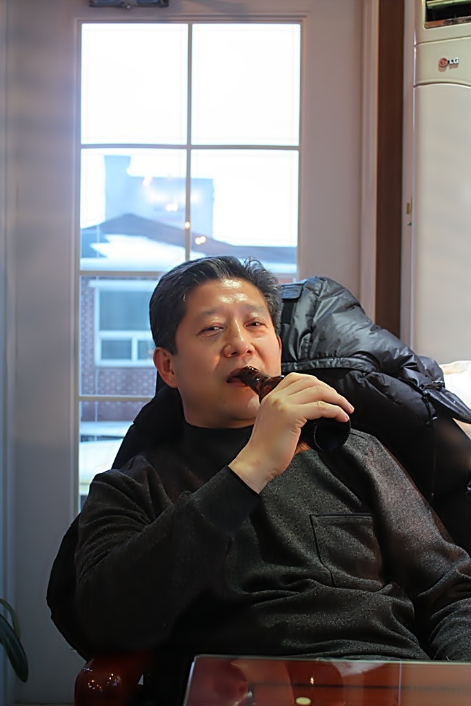 주문진 시인과바다...