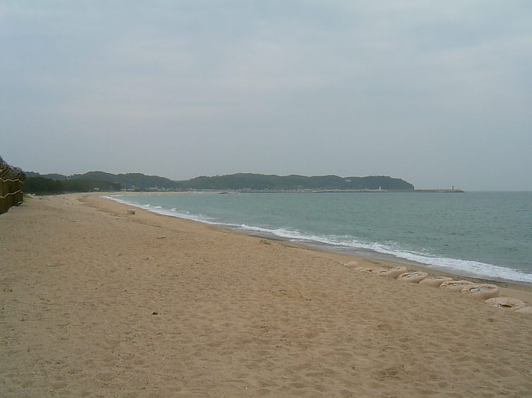 월송정 앞바다 (월송해수욕장)