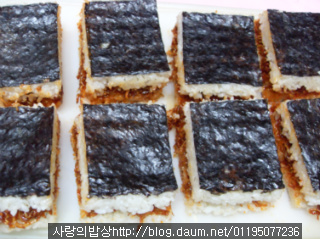 새봄맞이 초간단영양식! 김밥잔멸치샌드