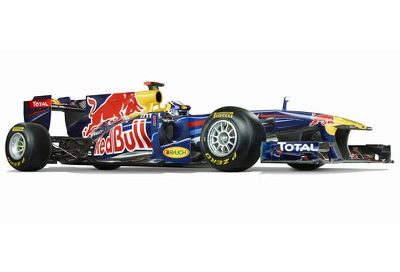 F1경주에 참가하는 자동차