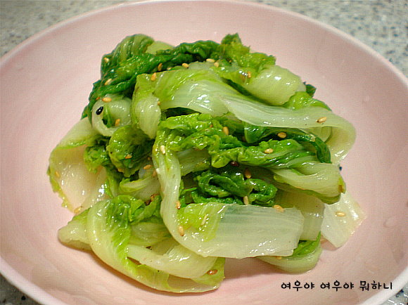 겉절이로 나물로 찌개로-겨울보약 봄동으로 차린 저녁상^^