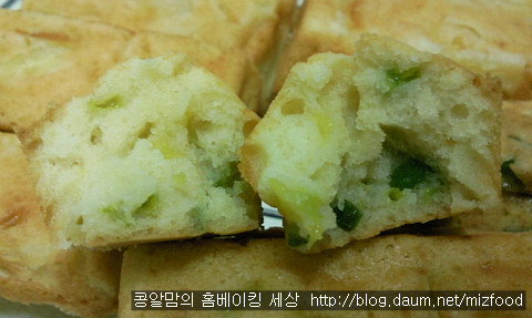 자투리야채로하는 건강한 채소홈베이킹~<애호박&양파휘난새>