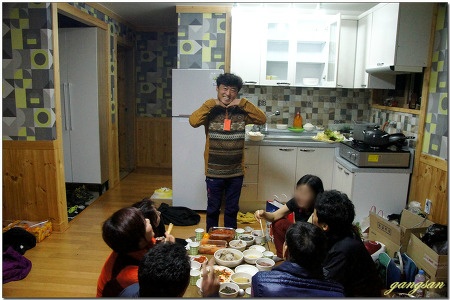영남알프스 배내골 포그니펜션에서의 다산조 송년모임 1박2일
