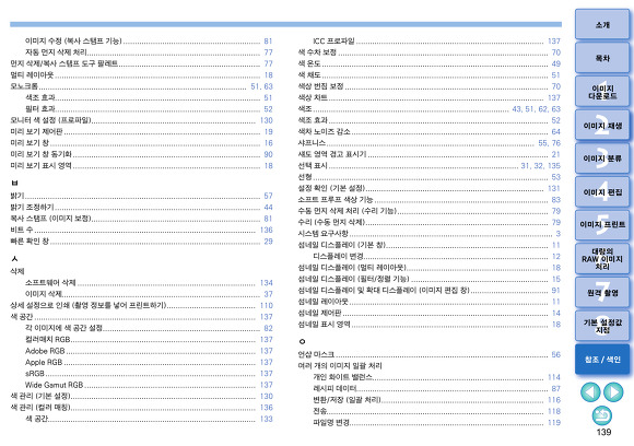 캐논(CANON) DPP﻿(Digital Photo Professional) Ver. 4.5 사용설명서