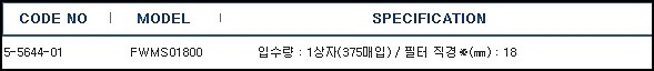 ⁠⁠밀리씰,MILLI-SEAL MEMBRANE SEAL, PTFE, 18mm