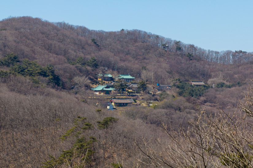 변산반도 내변산 조망도(쌍선봉,관음봉,월명암 능선)