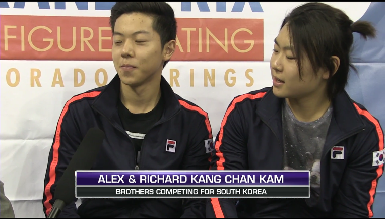 15/16 3차 #JGPColoradoSprings 페어&아댄 #감강찬 #감강인 선수 인터뷰 영상 링크 