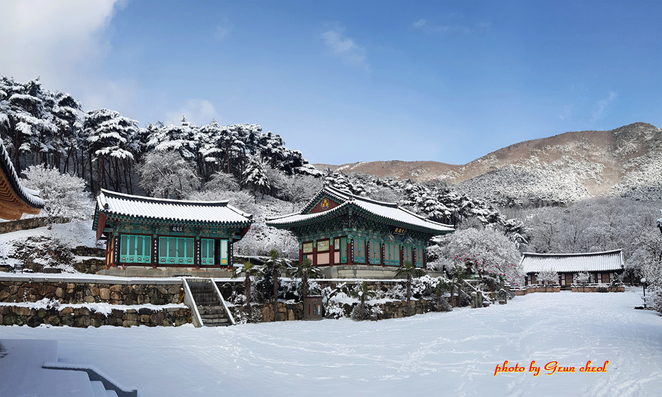 환희 "만연사 눈 내던날.."